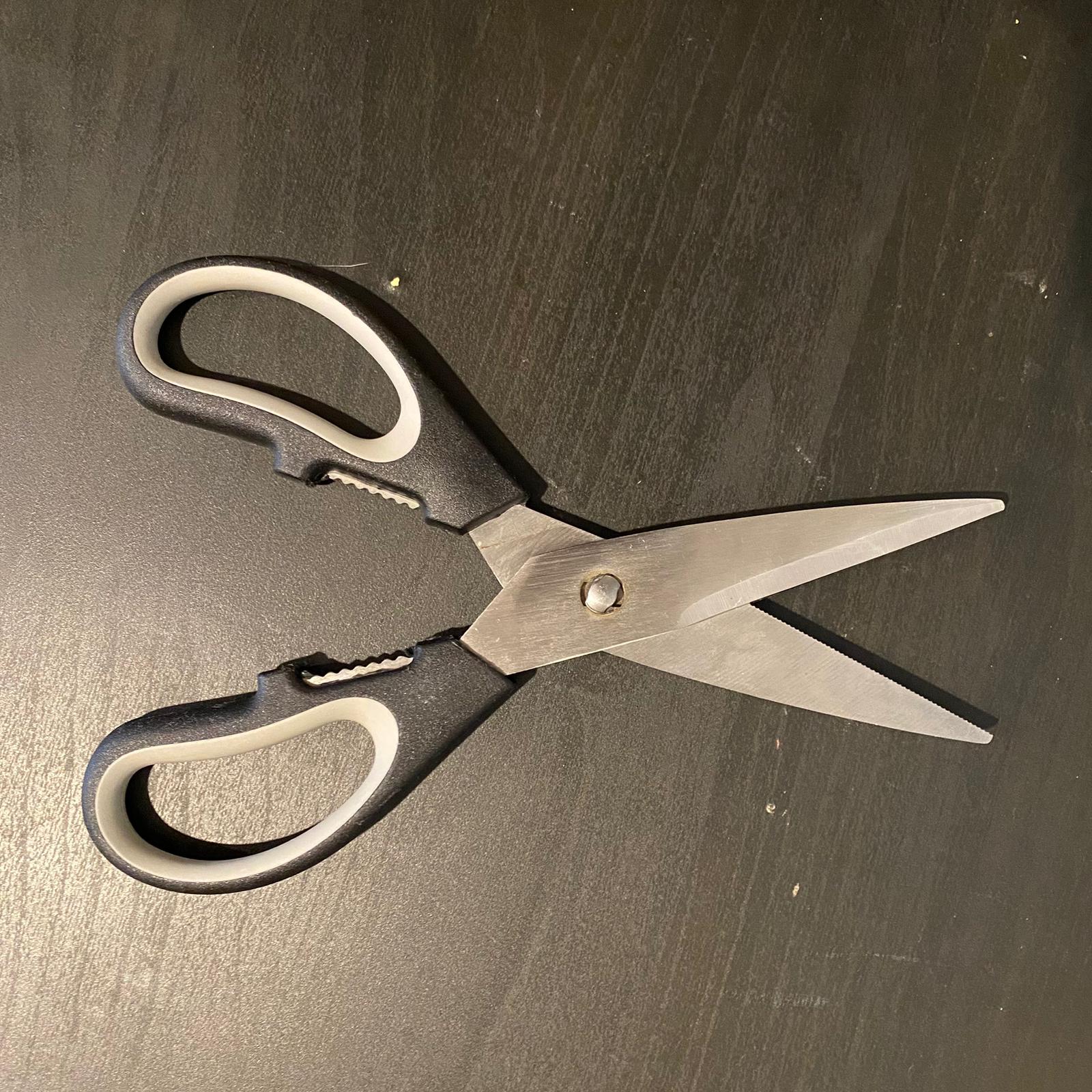 The sound of scissors cutting
