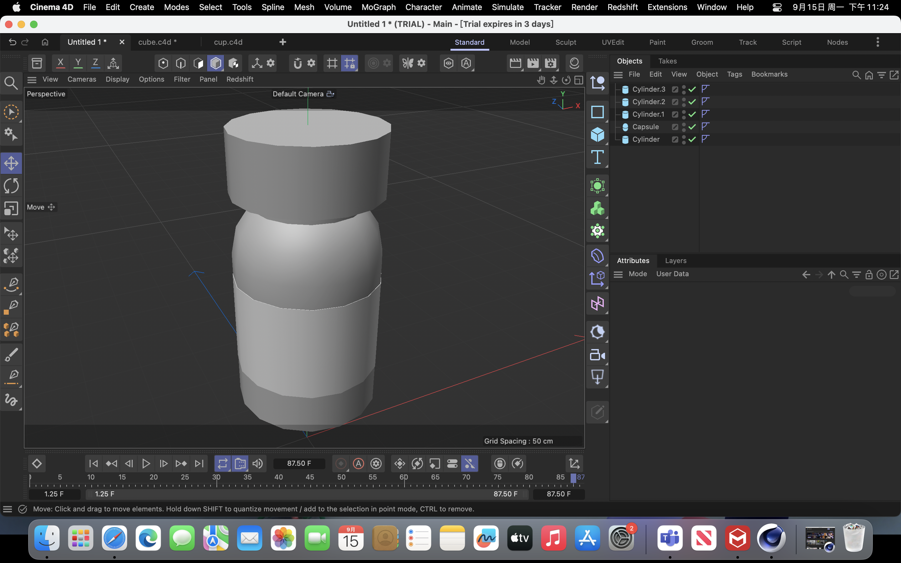 Simple 3D Modeling of medicine bottle