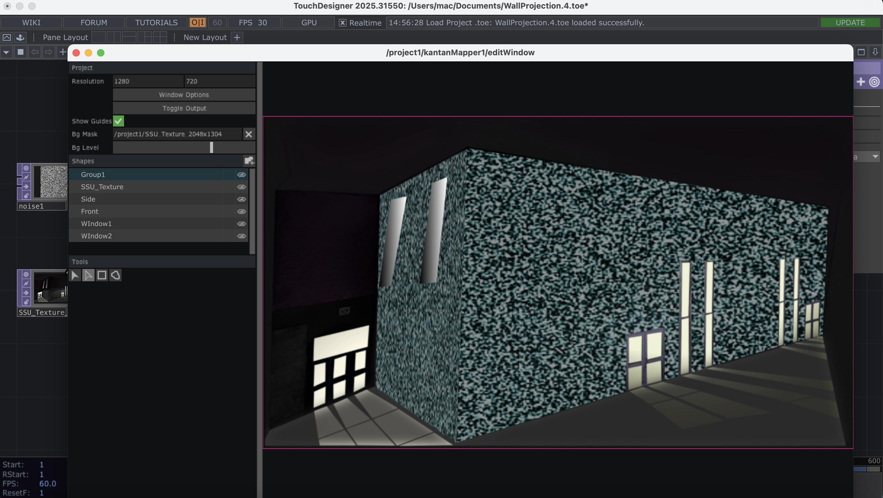 Touch Designer noise effects setting